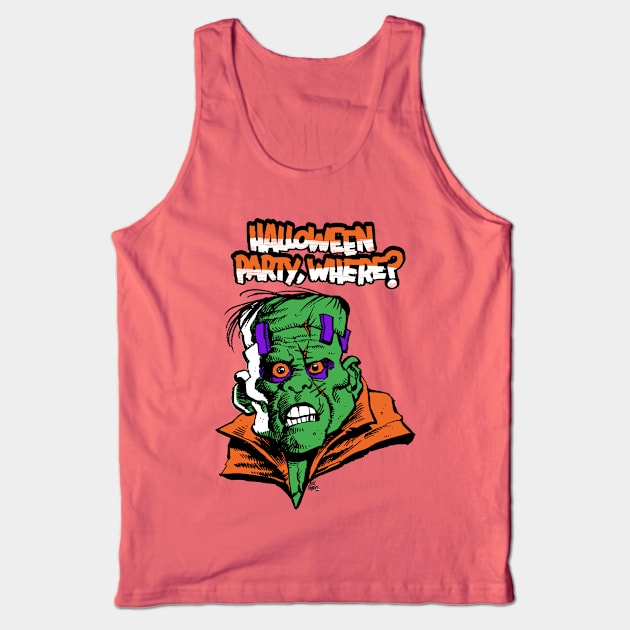 Halloween Party Tank Top by alexgallego